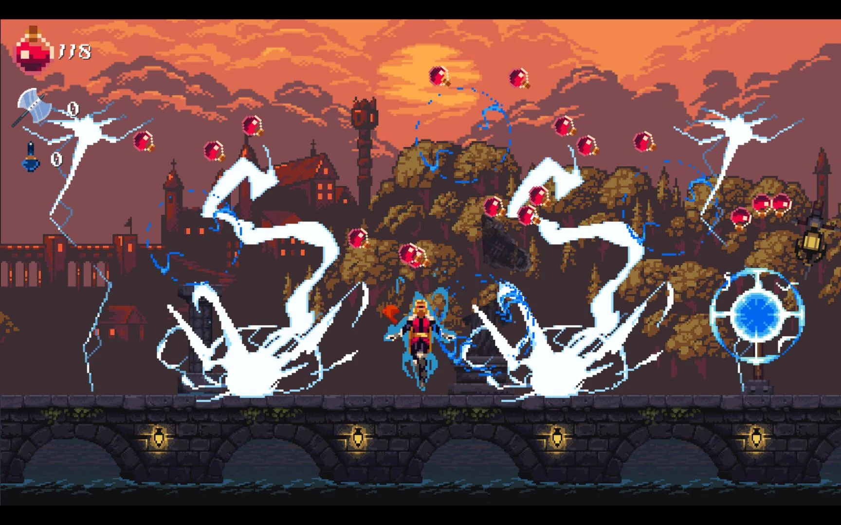 Blood Gauntlet three levels screenshot