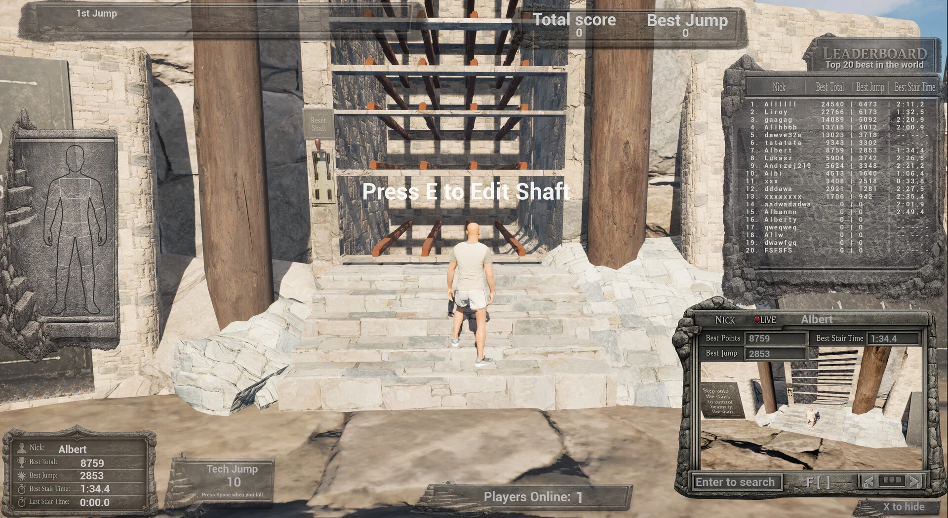 Down The Stairs The Game Global Steam key