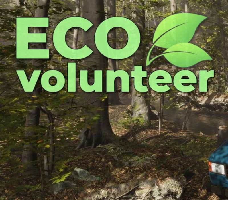 Eco Volunteer cover, cozy trash cleanup nature