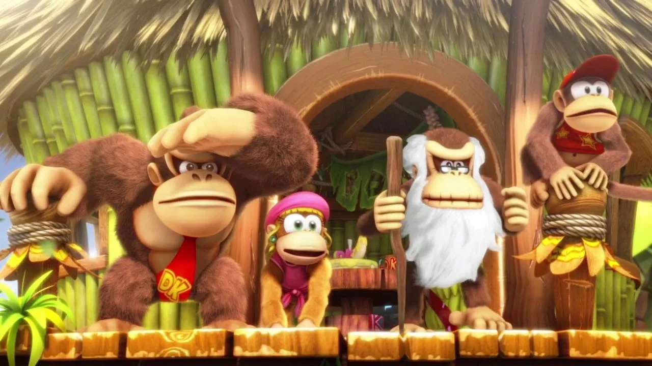 Donkey Kong Country Tropical Freeze Original Mode 1-2