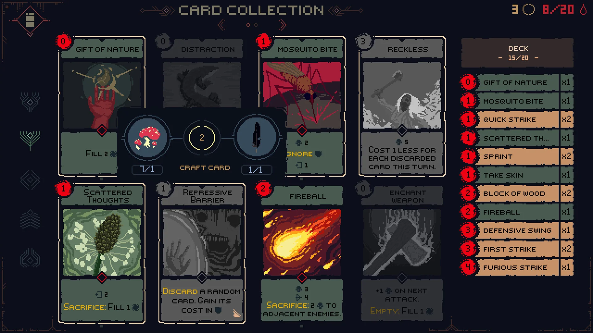 Death Howl 160-plus cards poison strength sacrifice
