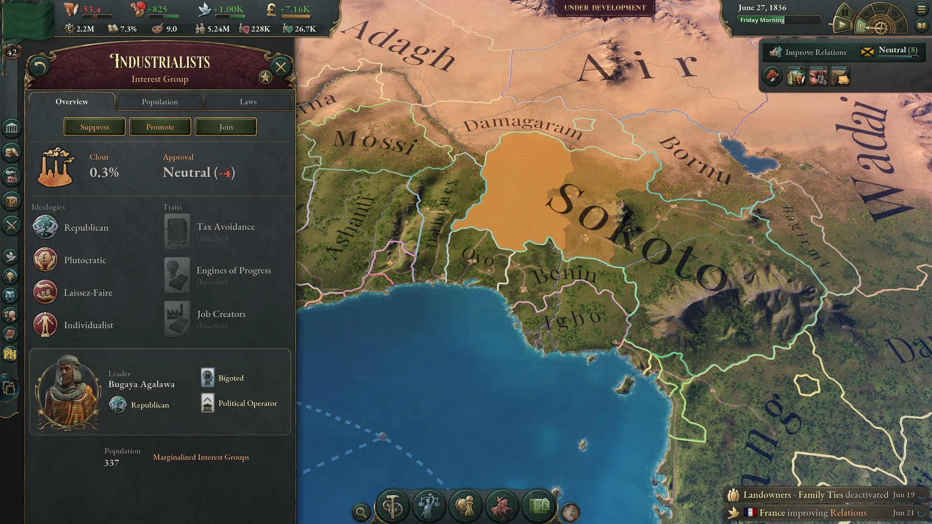 Victoria 3 regional immersion packs and historical characters