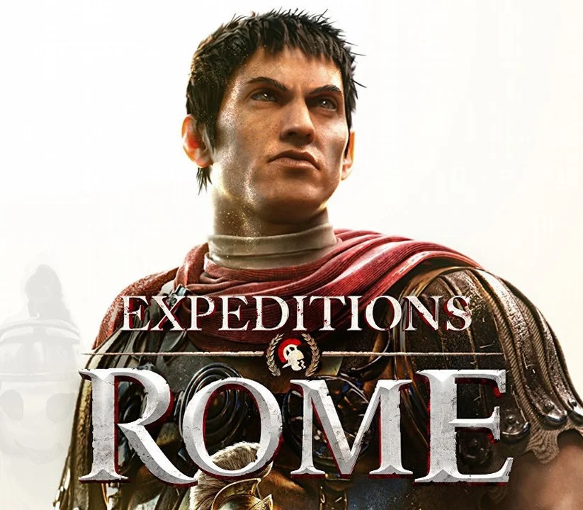 Expeditions Rome cover art, turn-based Roman Republic RPG