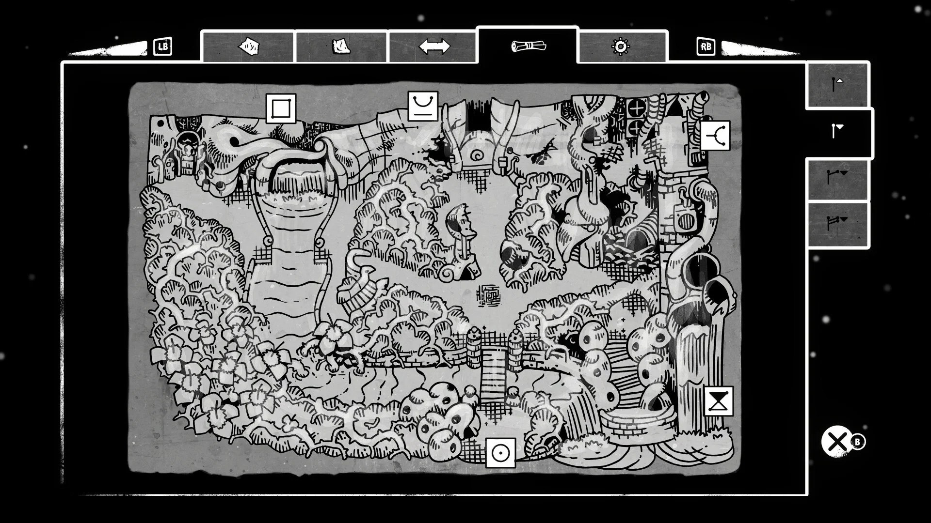 Helix 4K black-and-white art