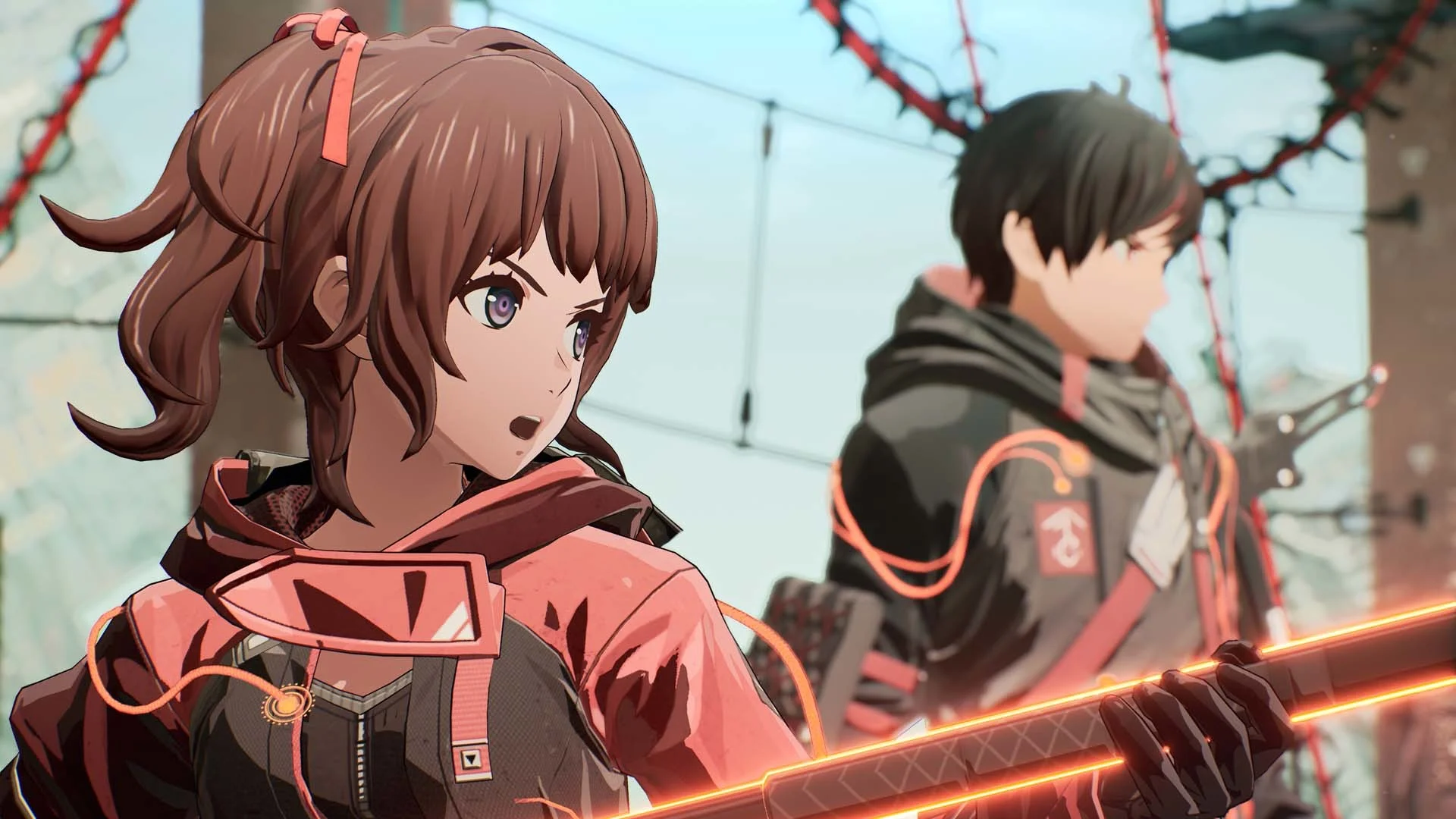 SCARLET NEXUS party bonds psychokinesis combat in New Himuka