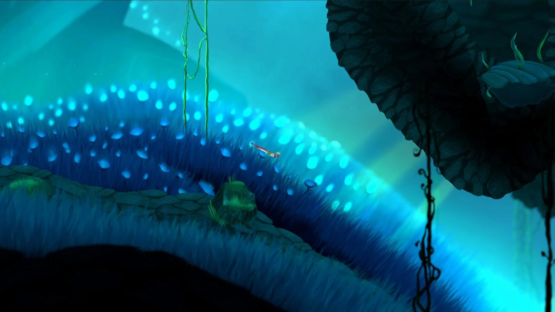 Bahamut Waqwaq Tree coral beside a ruined kingdom