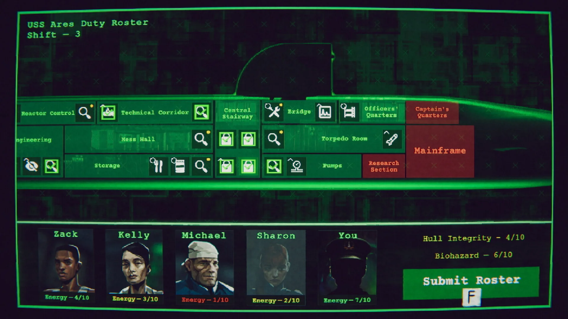 Static Dread crew madness choices Steam