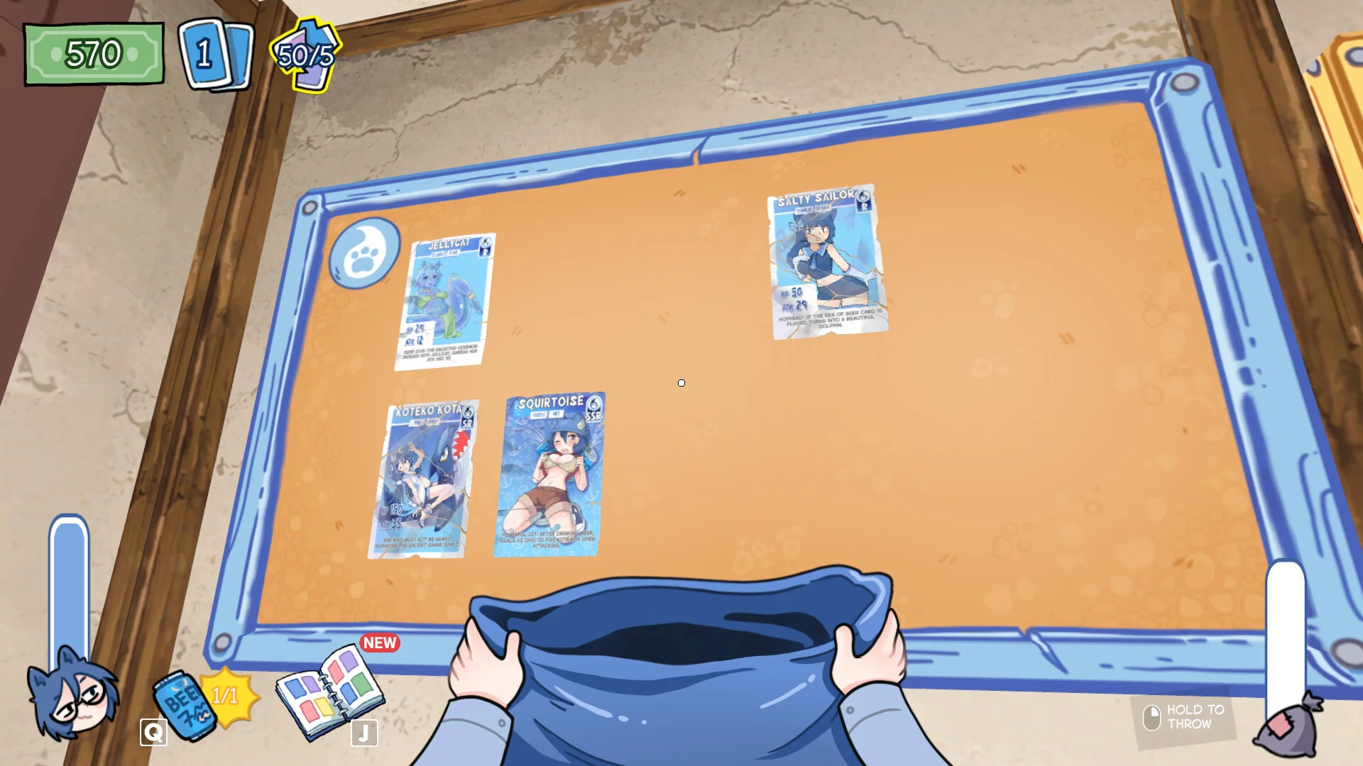 KOTAMON mending torn cereal box cards