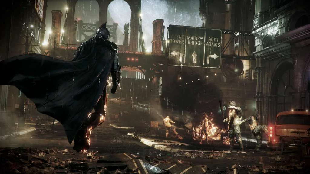 Scarecrow confrontation in Arkham Knight