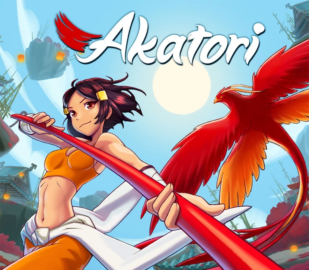 Akatori Xbox cover, Mako and red bird staff