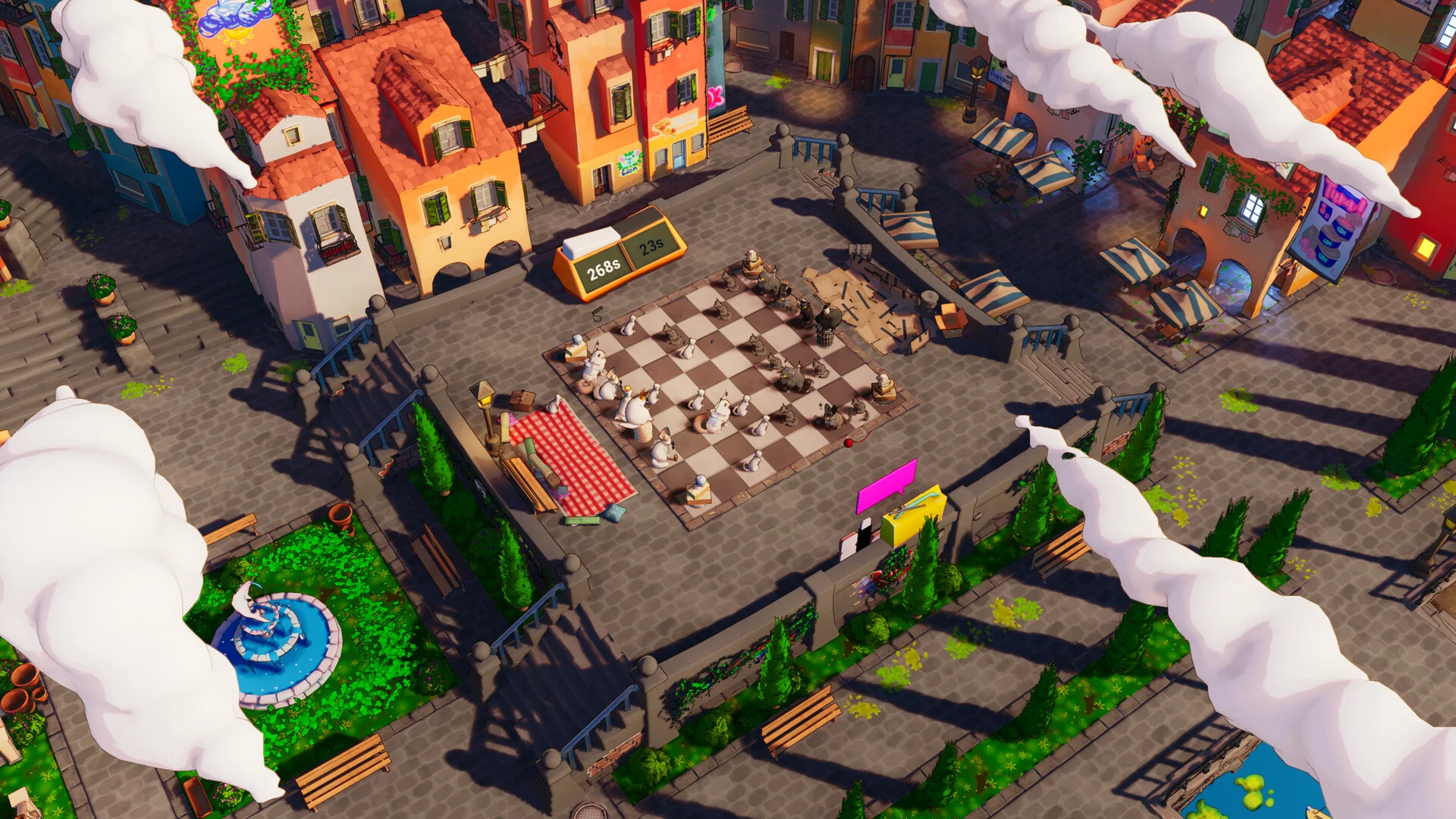 Cat Chess Shared Split Screen PvP screenshot