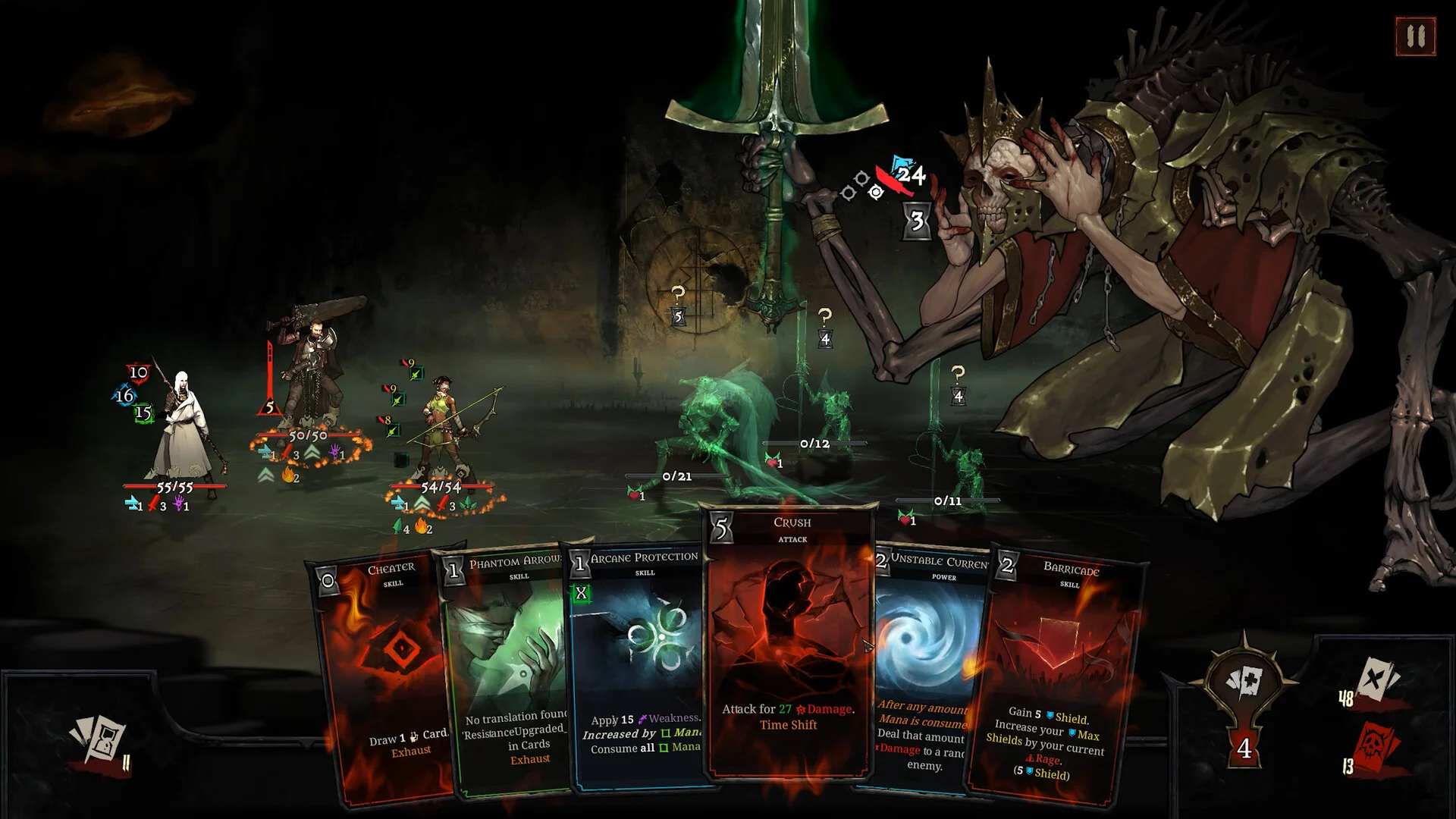 Shards of Order party in a decaying world