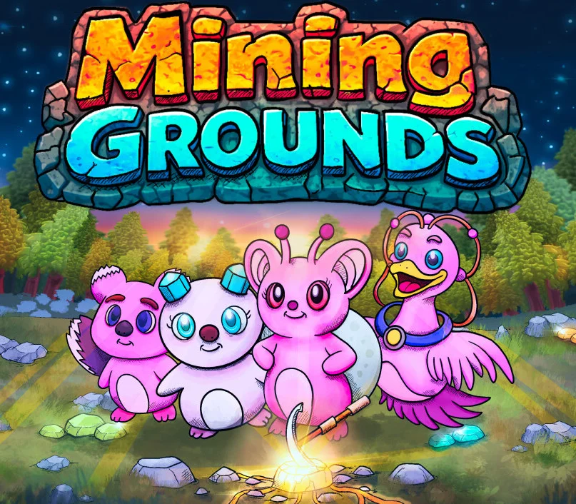Mining Grounds cover of a click-chain board