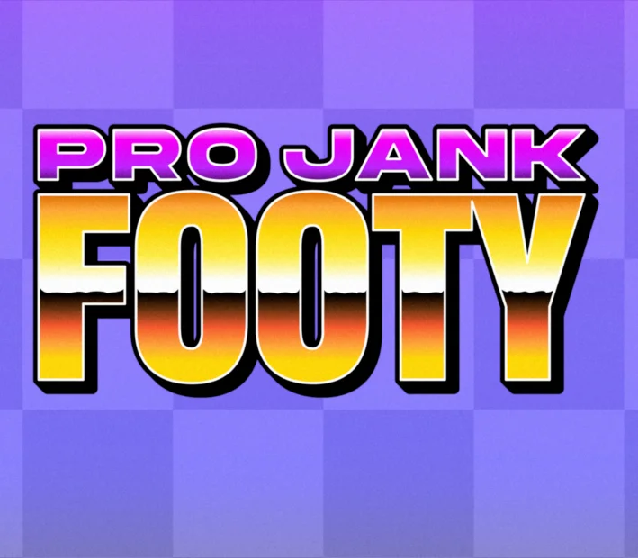 Pro Jank Footy cover, arcade Aussie Rules