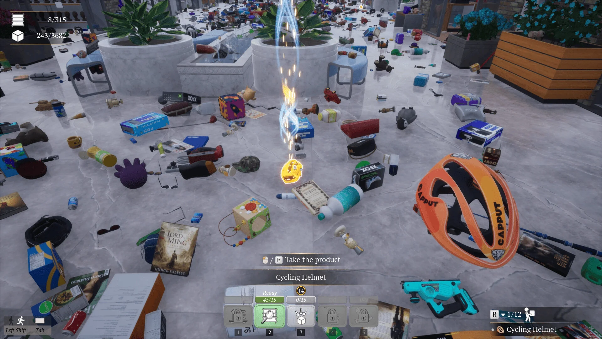 Mall: Tidy Up Together cover, first-person mall tidy