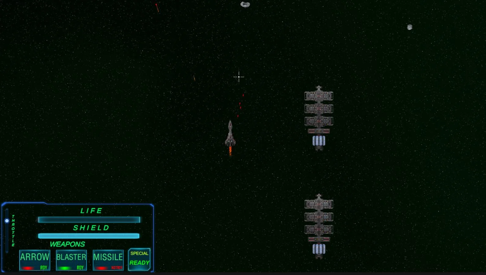 MARTIAN CONQUER real-time orders mixed with arcade shooting