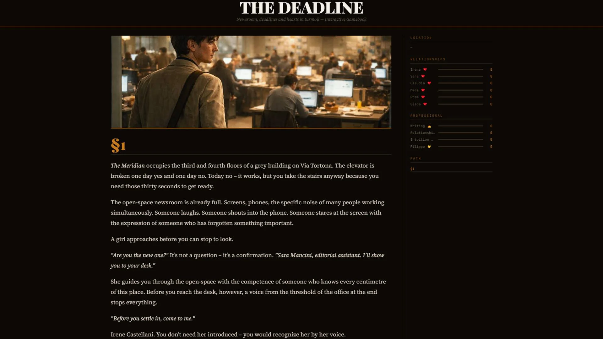 The Meridian editorial choice screenshot