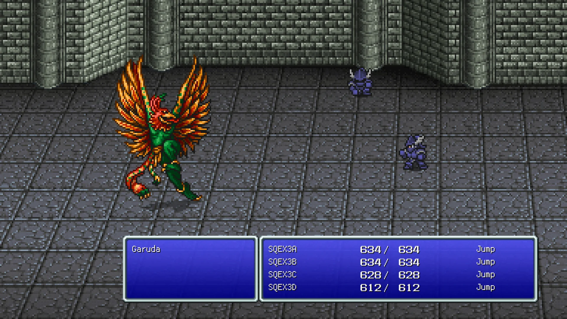 Final Fantasy III remodeled 2D pixel remaster classic JRPG gameplay
