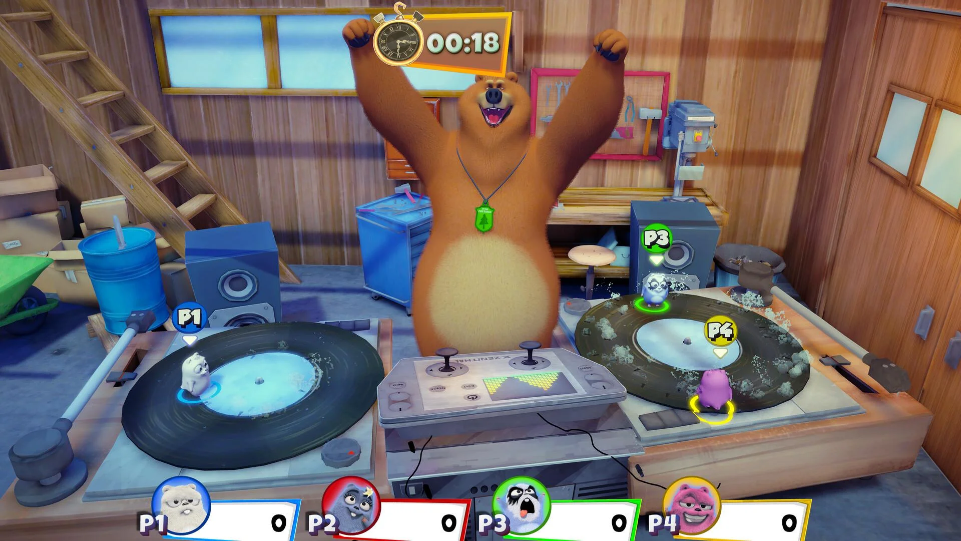 Grizzy Crazy Party Yummy factory board