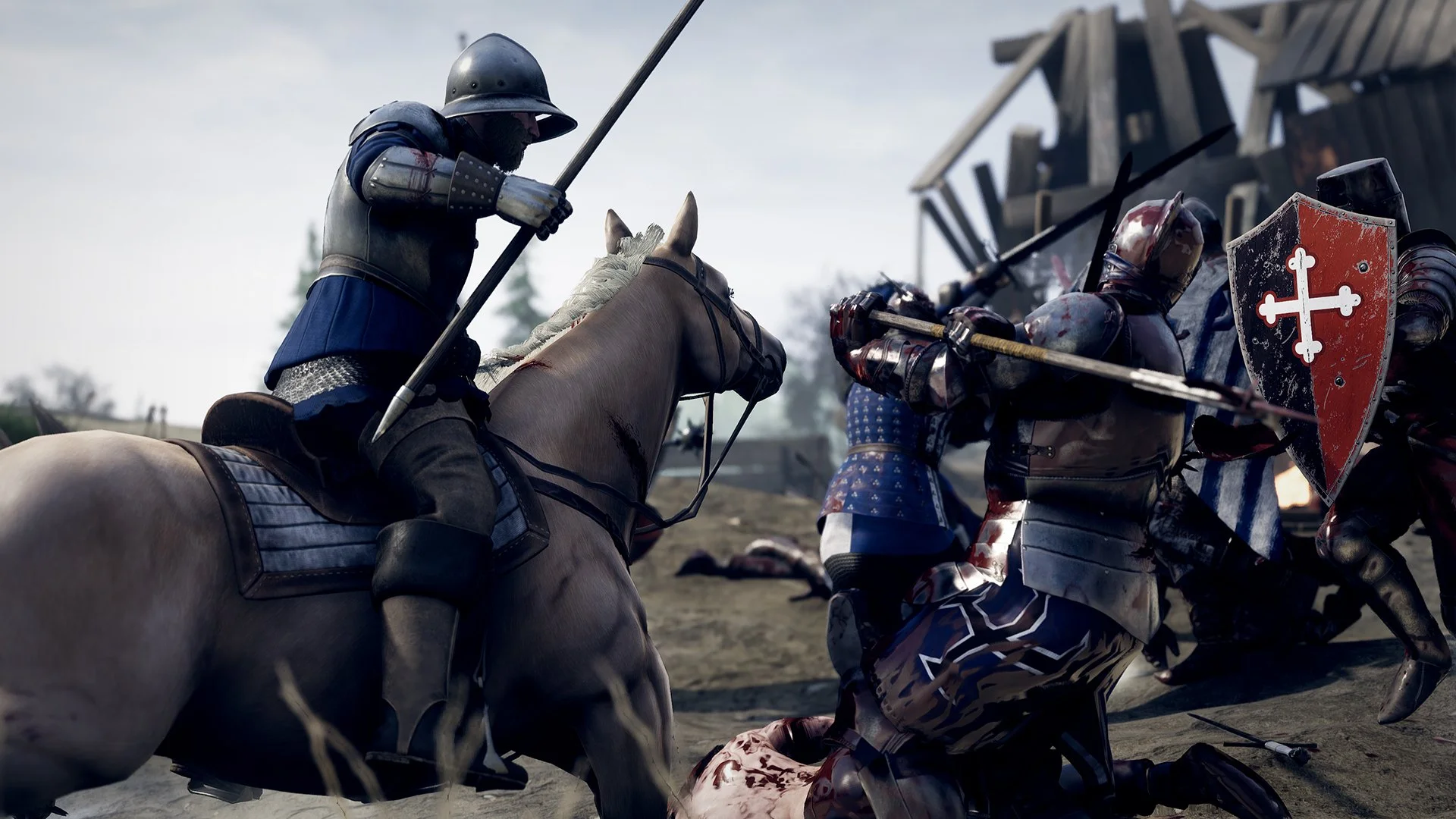 Mordhau Xbox mercenary loadout before battle