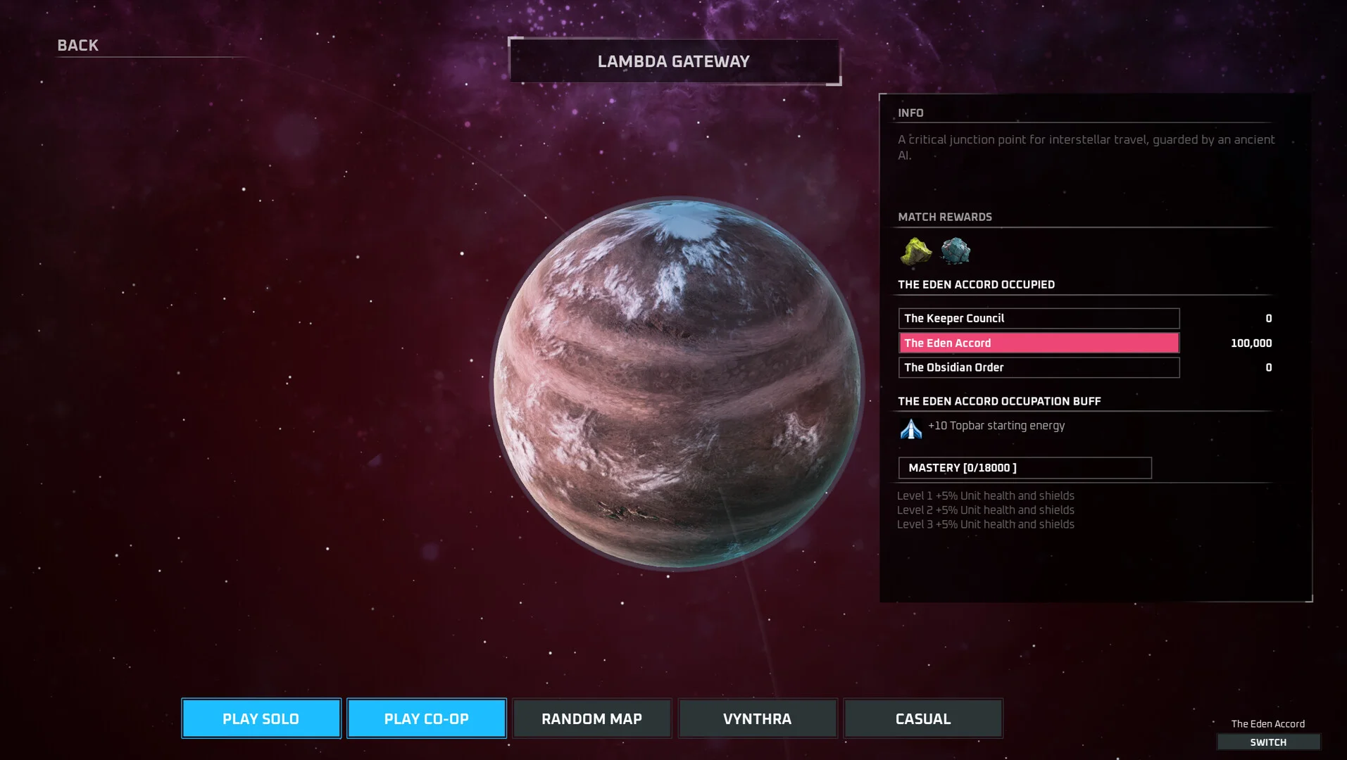 ZeroSpace commanding The Protectorate in the Orion sector
