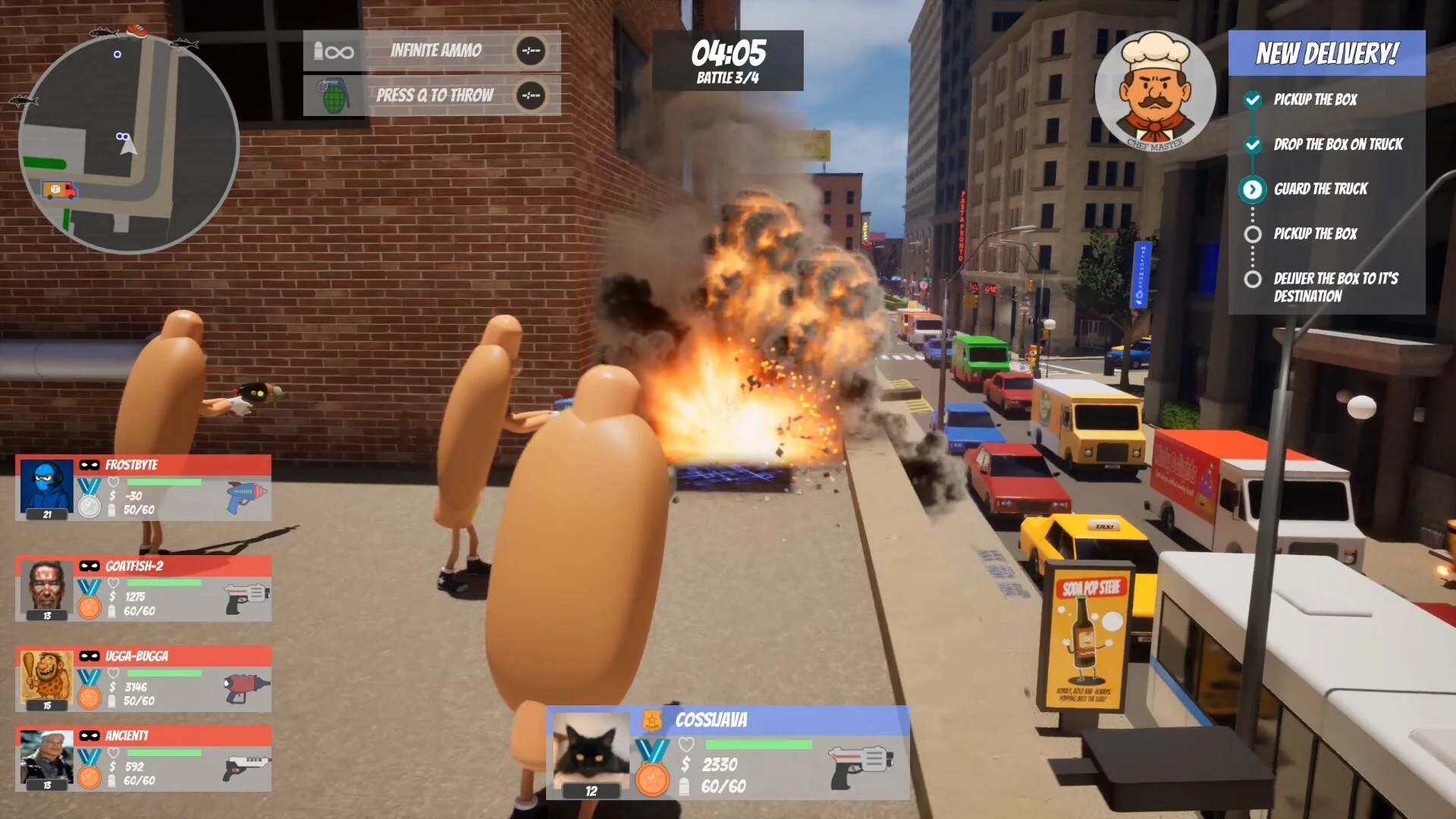 Battle Food Mania Global Steam key English interface