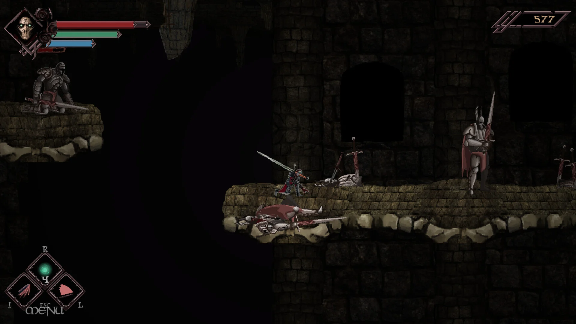 Skelethrone relic-gated path
