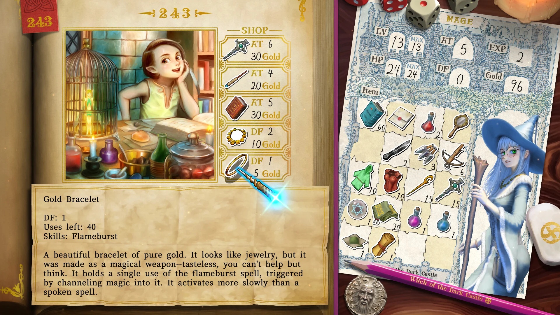 Veritas Tales handmade illustration screenshot
