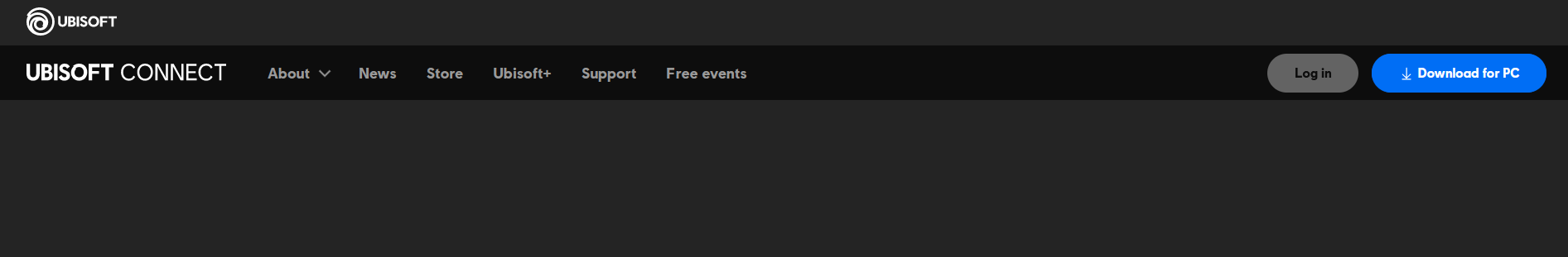 Ubisoft Connect download page