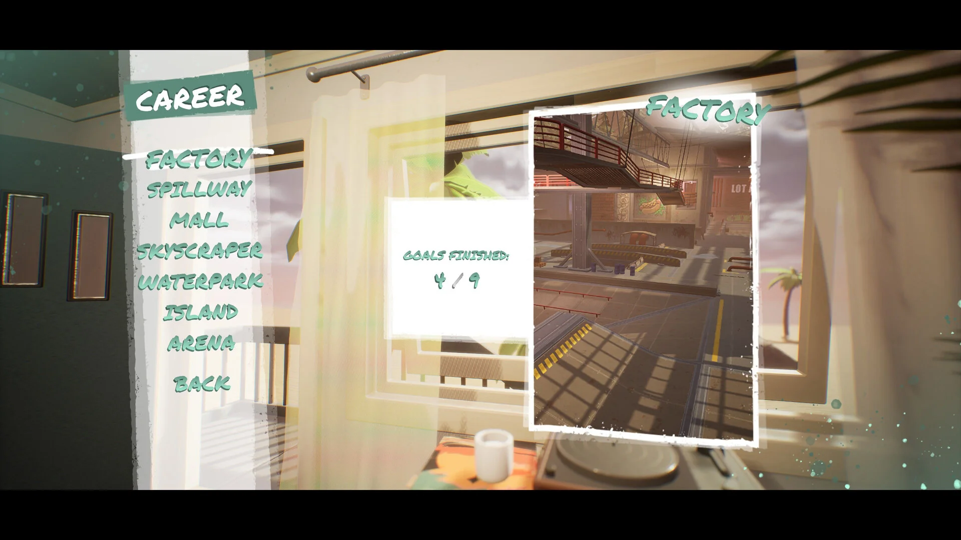 Skatesterre skate-punk levels Steam