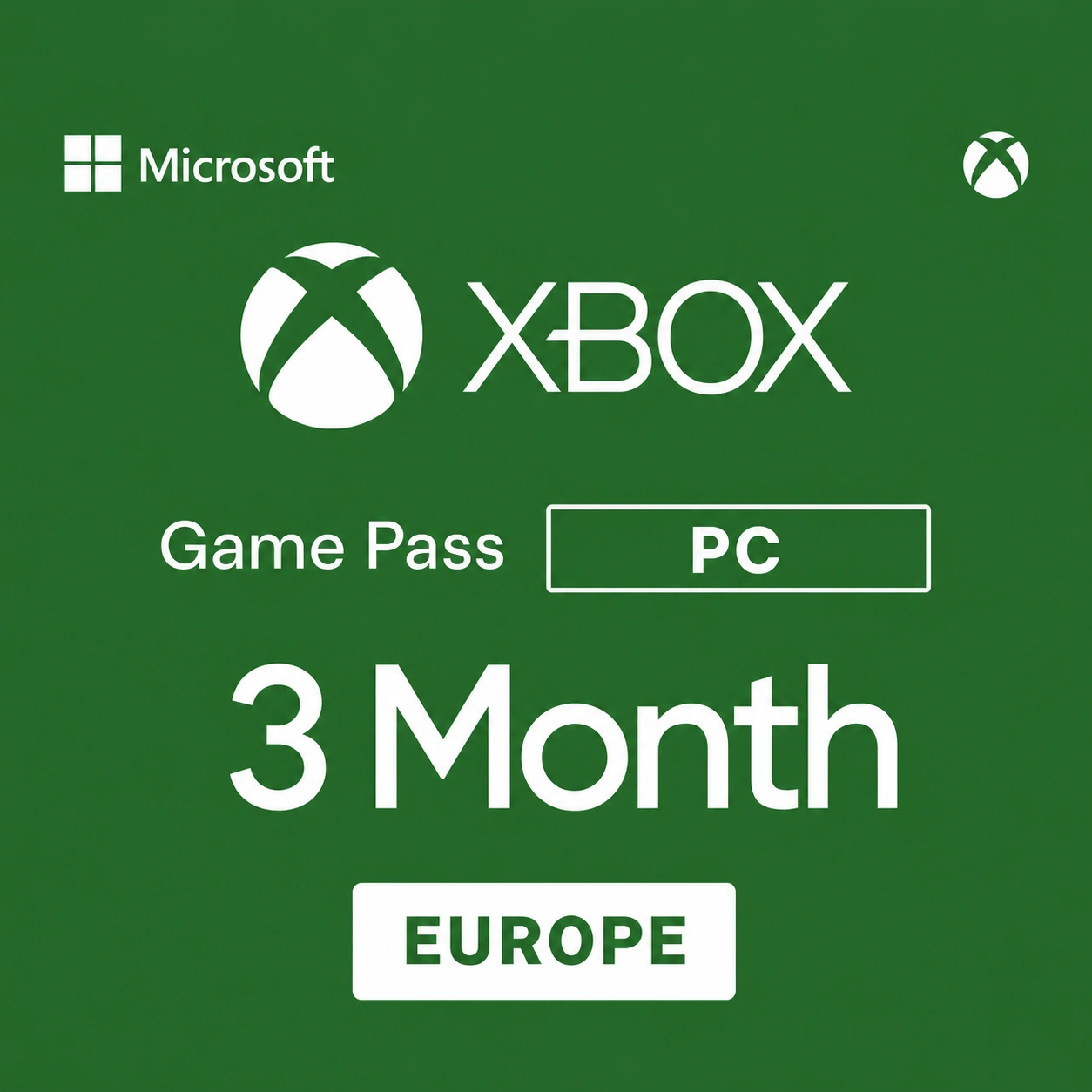 Xbox Game Pass for PC - 3 Months EU PC Windows CD Key