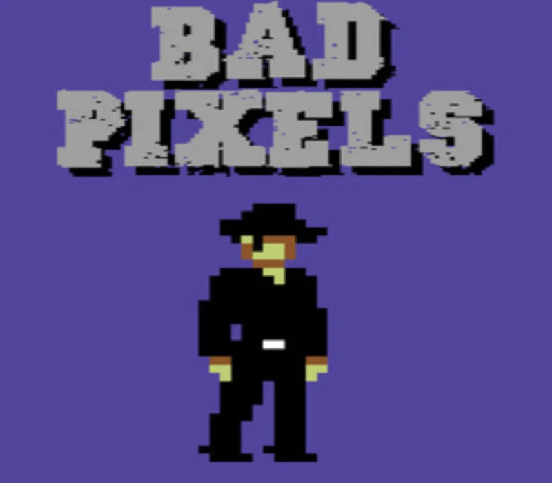 Bad Pixels cover, wild west pixel adventure rudimentary computers