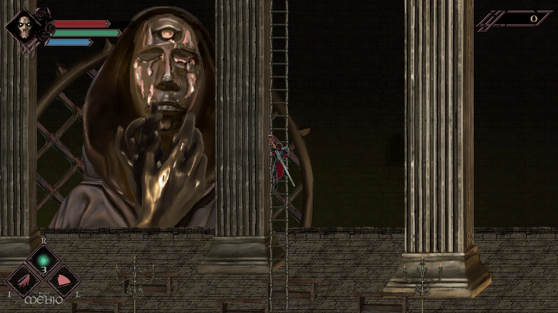 Skelethrone dark boss battle