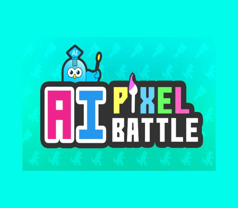 AI Pixel Battle cover art, MONO ENTERTAINMENT AI drawing battle game