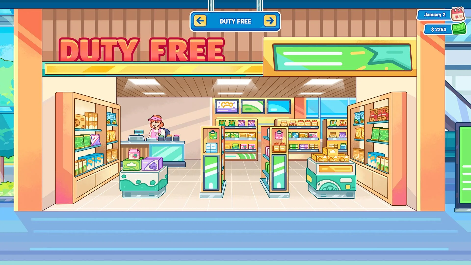Nothing To Declare cozy airport checkpoint Steam