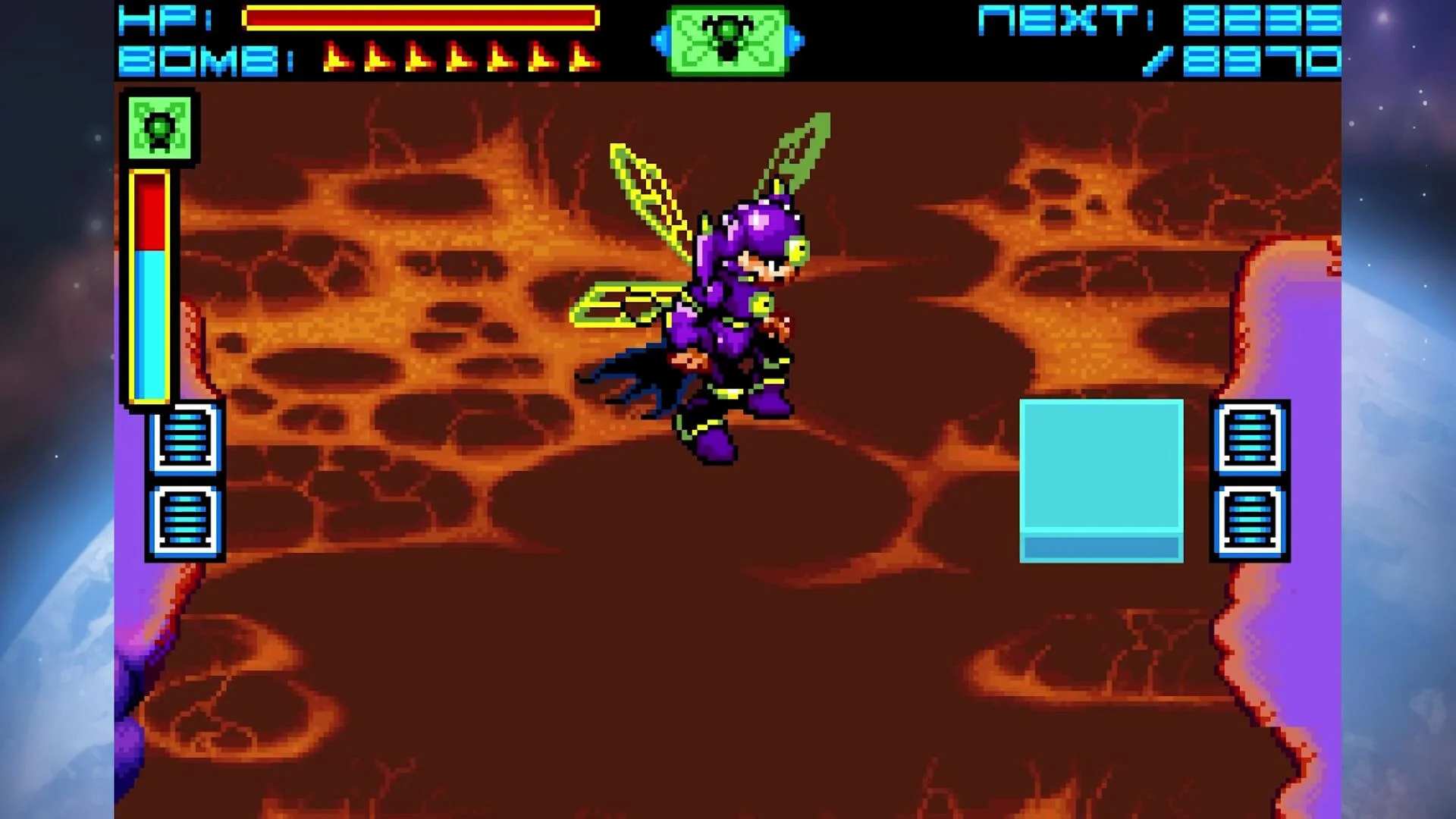 Sigma Star Saga DX map EXP extra save points