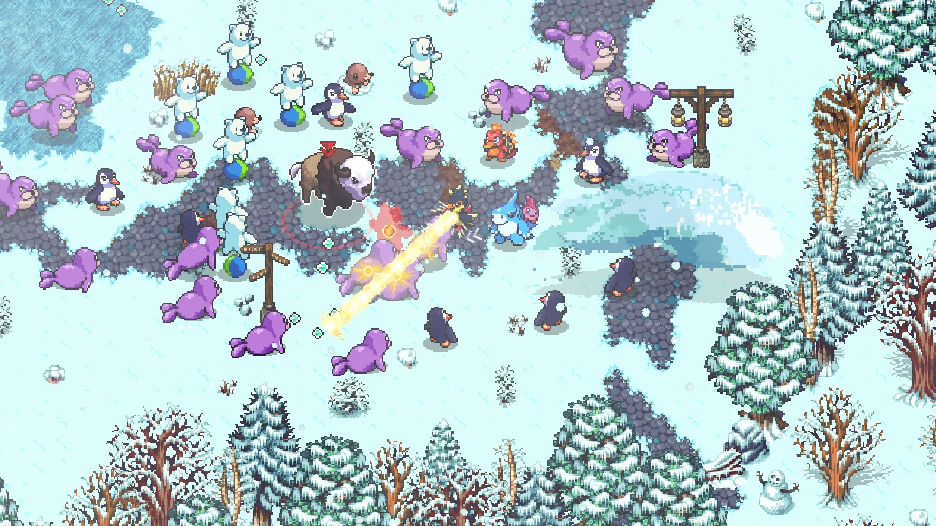 Shard Squad PlayStation boss fight in Mellunia
