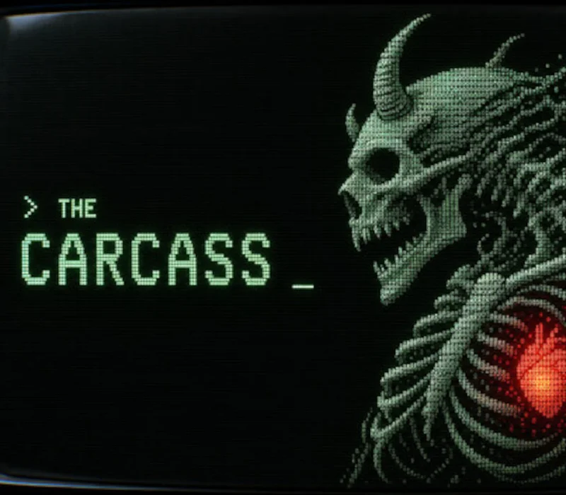 The Carcass cover of a typing colony in a dead god