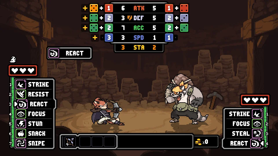 Dungeons of Aether dice draft combat Steam