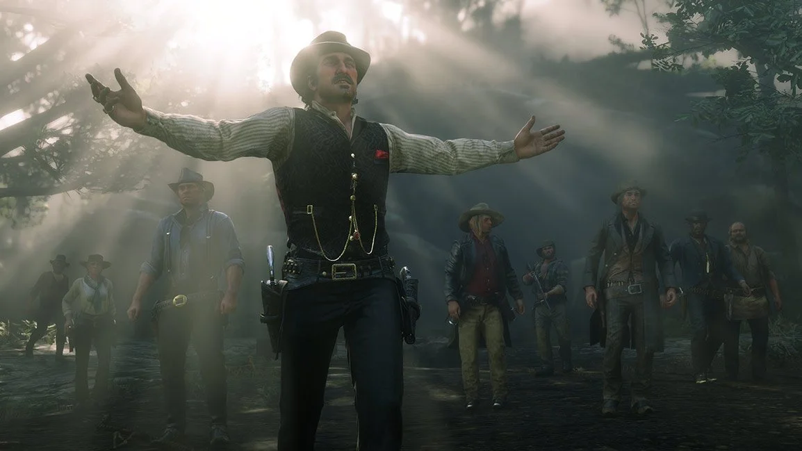 Red Dead Redemption 2 horseback ride across open plains