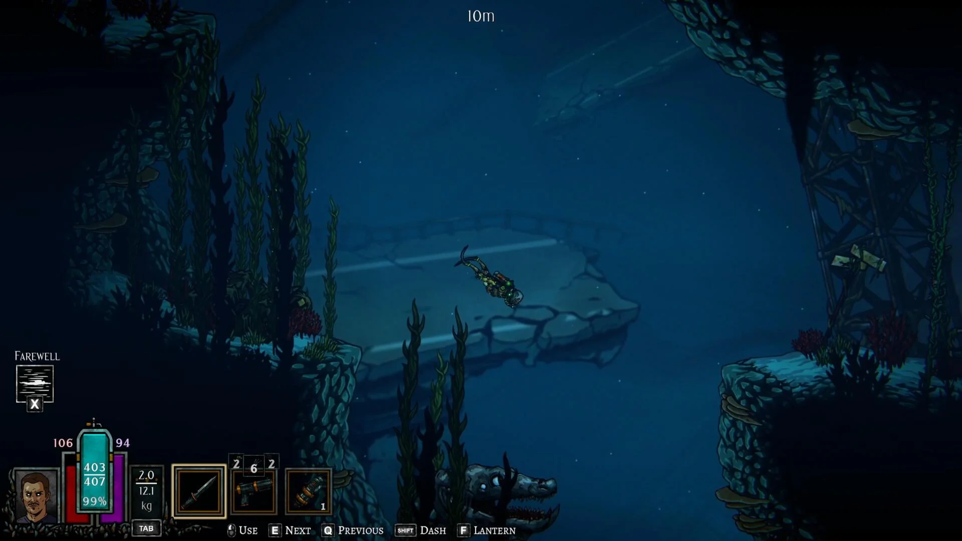 DIVE or DIE Abyssal Pool ruins Steam