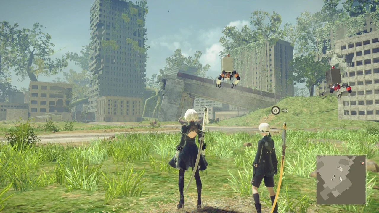 NieR Automata YoRHa Edition included colosseums and costumes