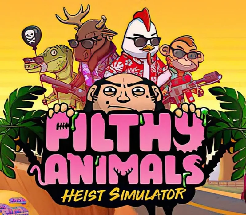 Filthy Animals cover with Tony and a crew of sunglasses-wearing mutant animals