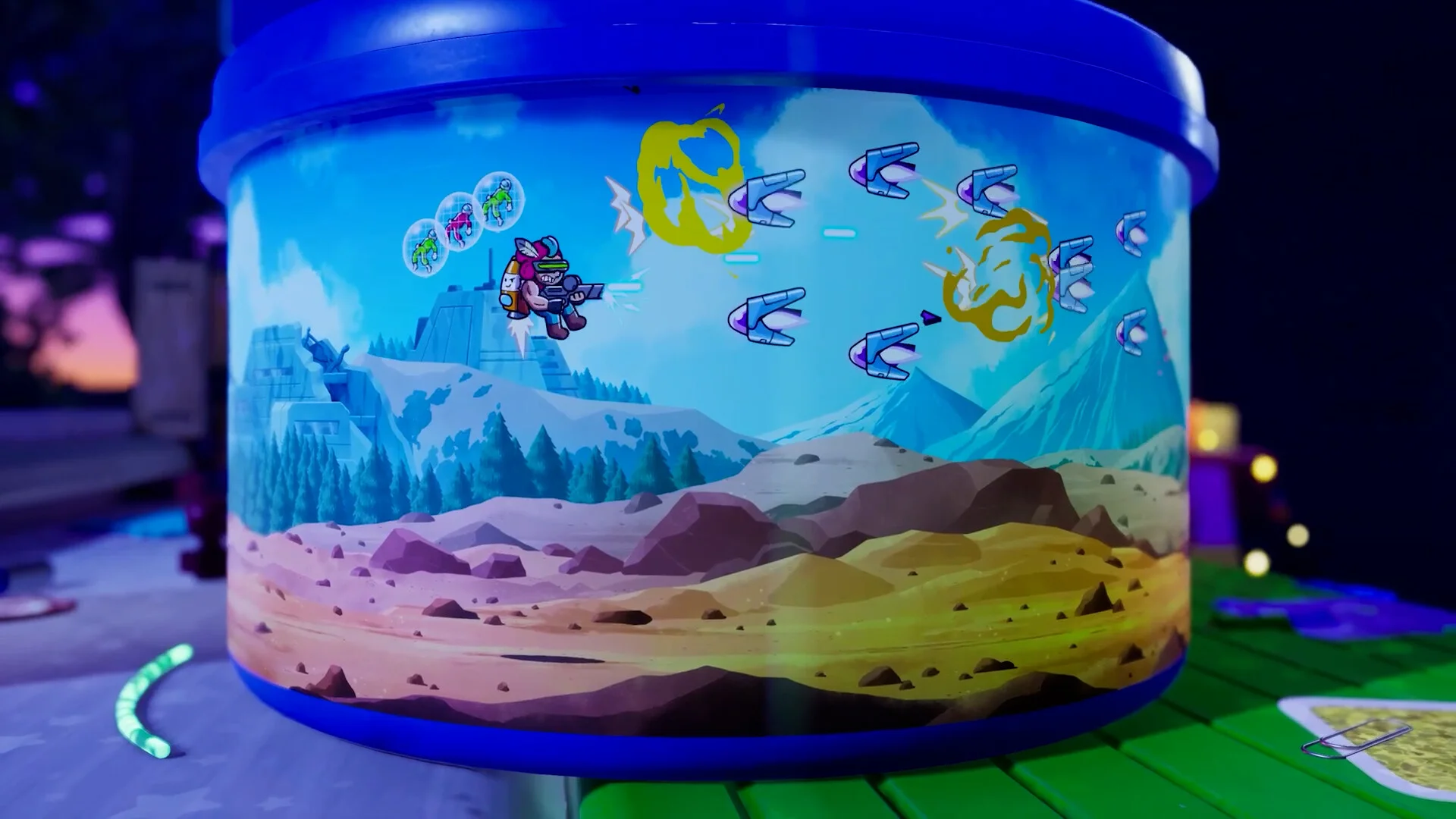 Puzzles boxing badgers and jetpack challenges