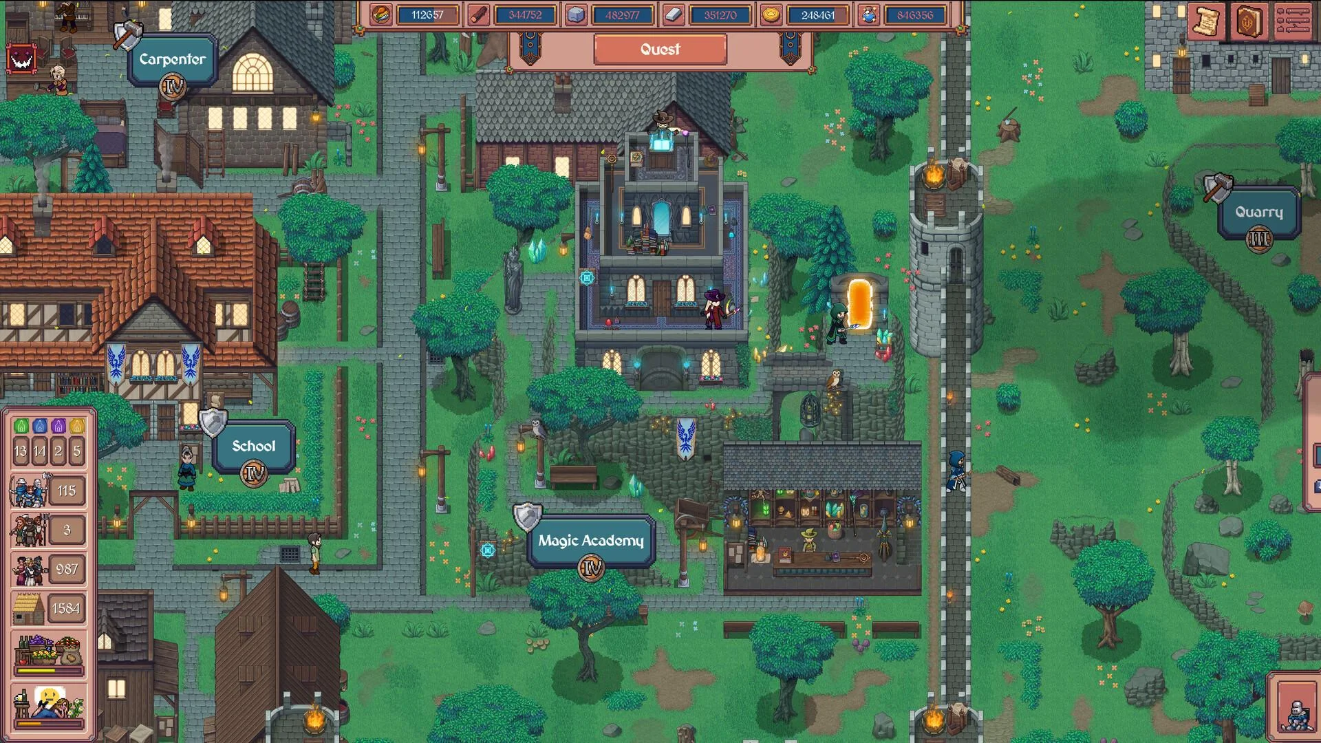 Hearth and Hamlet trade route map