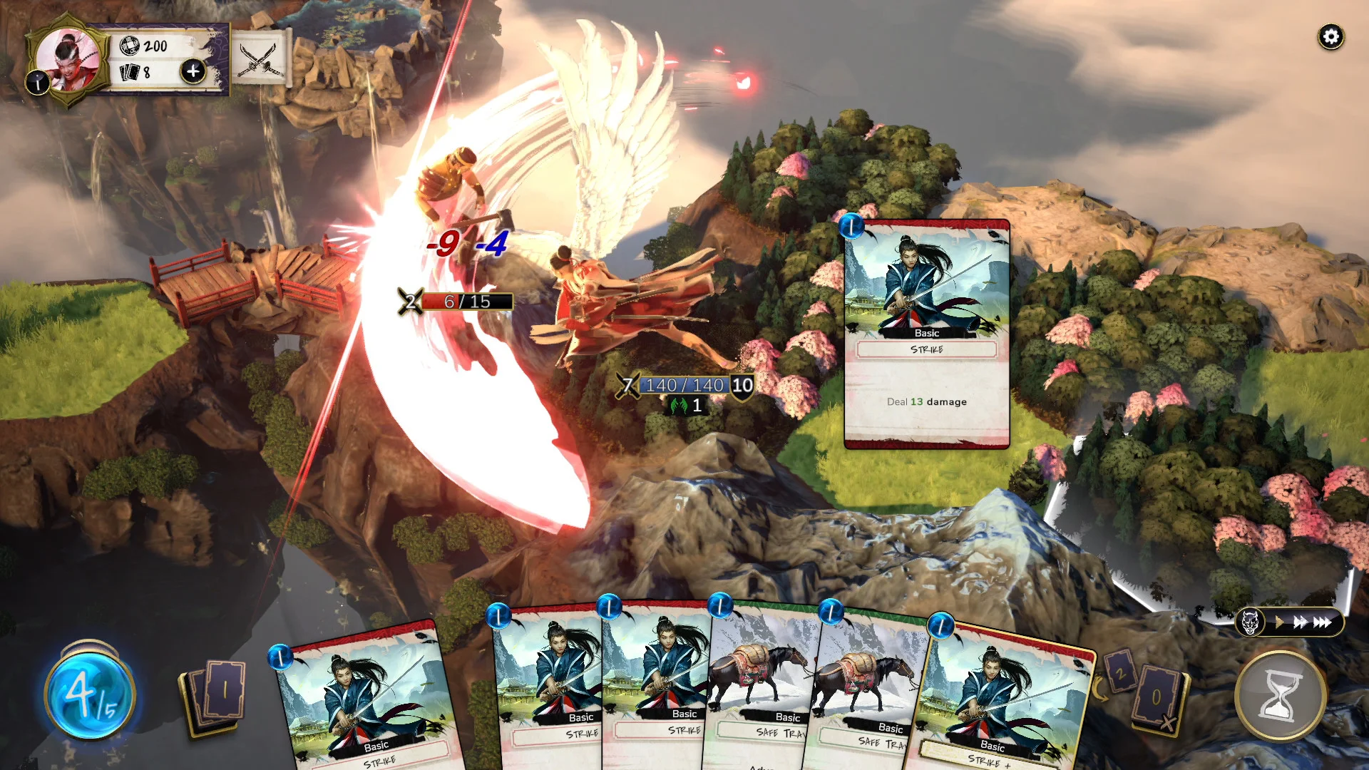 Mahokenshi Iceberg Interactive 200 card deckbuilding adventure scene