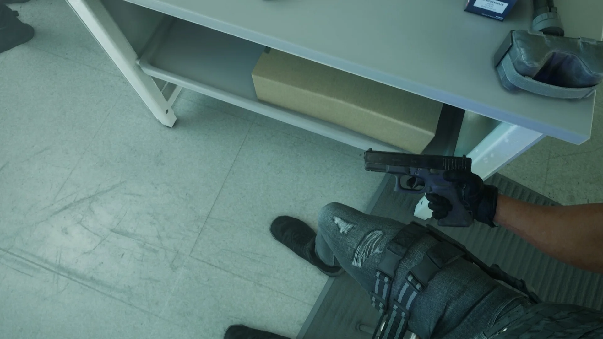 TEAM PANIC cover — two characters in a cinematic co-op scene