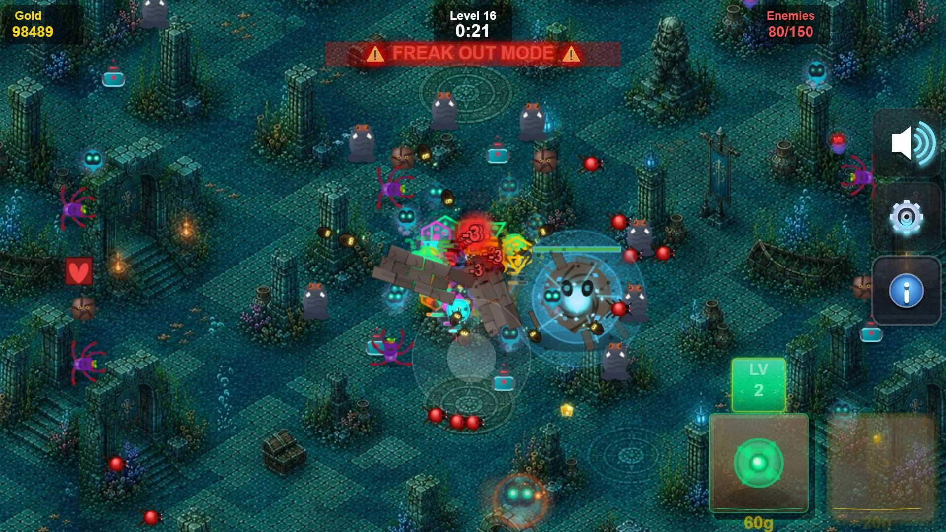 Miner Survivor towers and drones screenshot