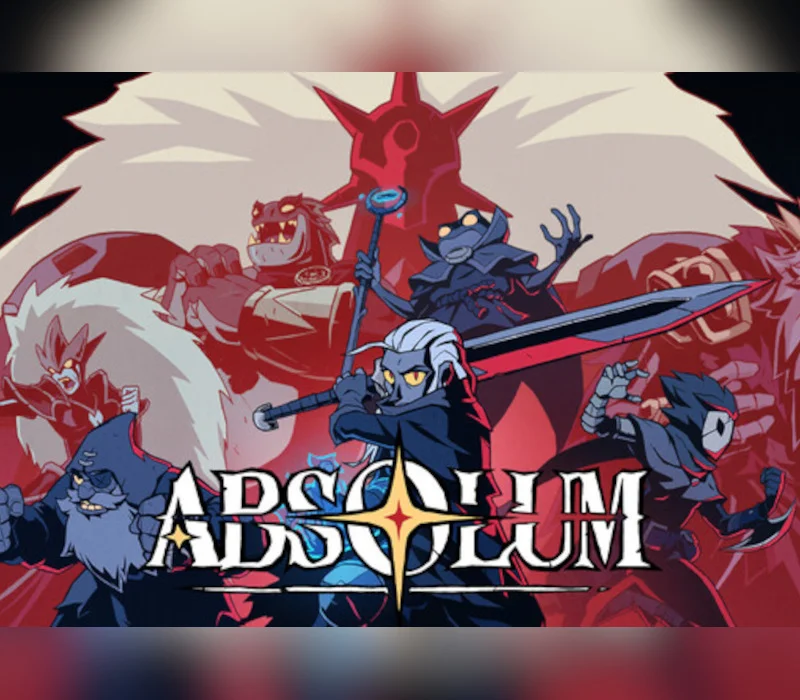 Absolum cover art, Dotemu fantasy beat em up roguelite