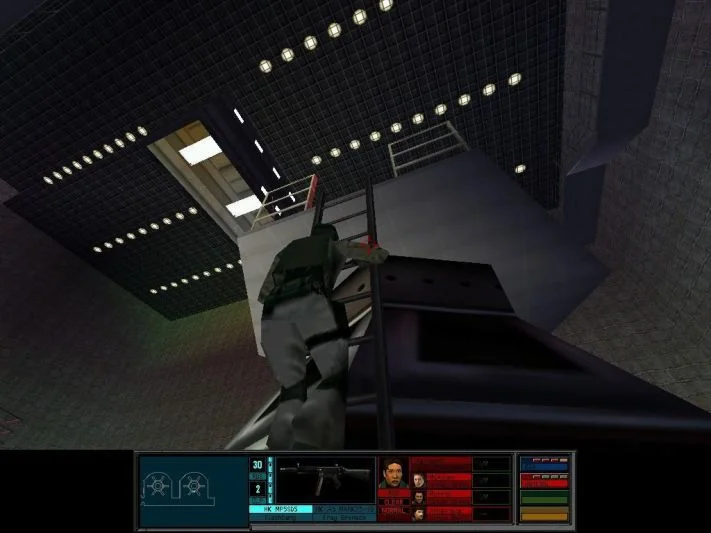 Tom Clancy's Rainbow Six doorway entry on a hostage map